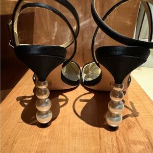 Badgley Mischka heels, worn once. Have original box.